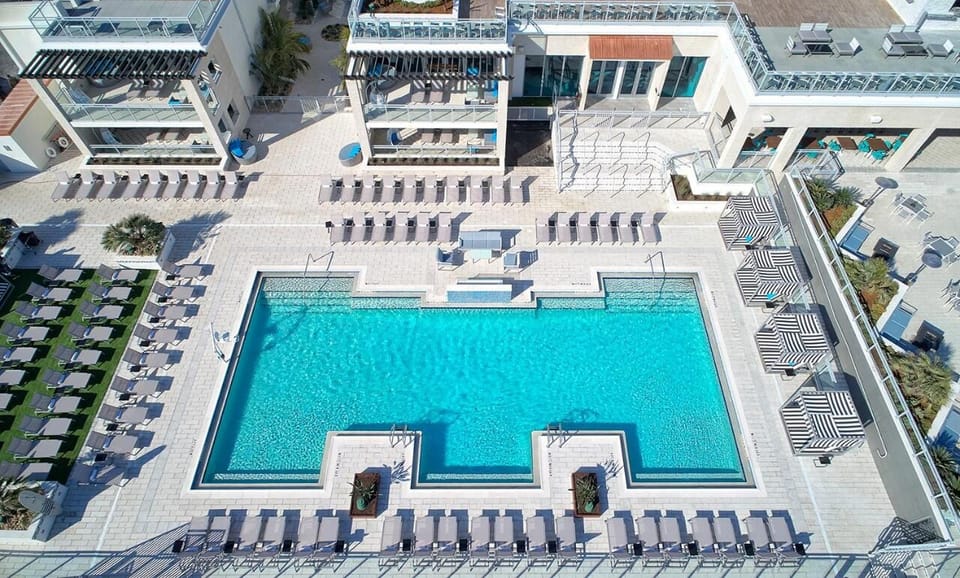 Soak up sunshine around a spacious resort-style pool deck.