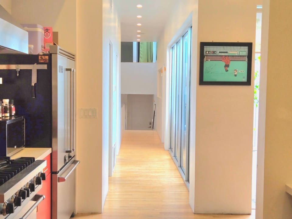 View from Kitchen to Hallway