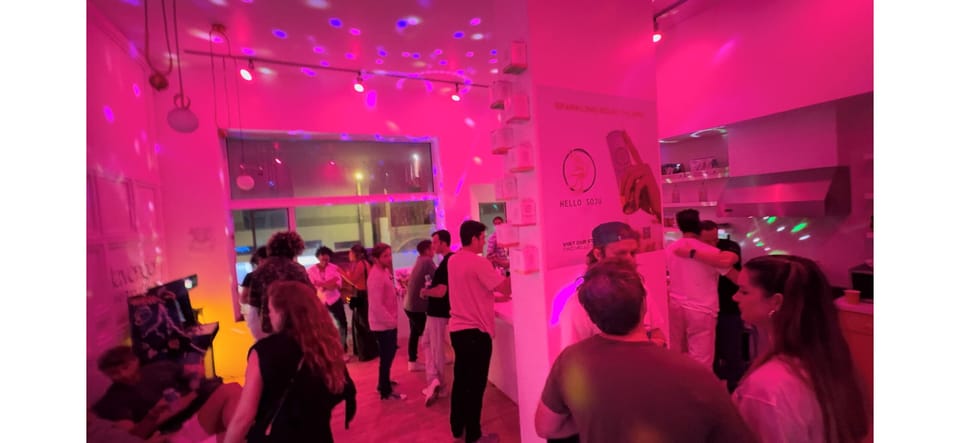 Living Room / Kitchen during a party