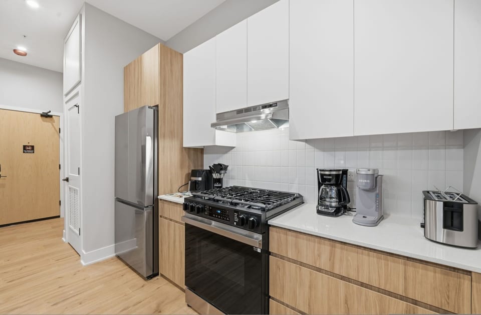 Kitchen zone set up for smooth mornings & stress-free cooking