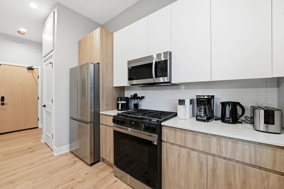 Kitchen zone set up for smooth mornings & stress-free cooking