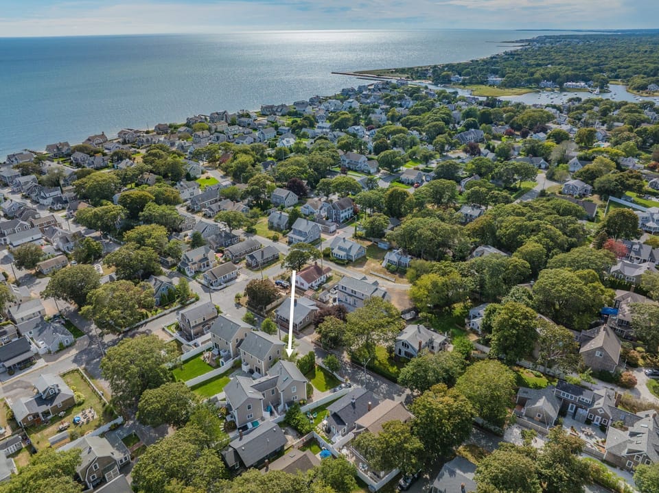 Aerial view of property