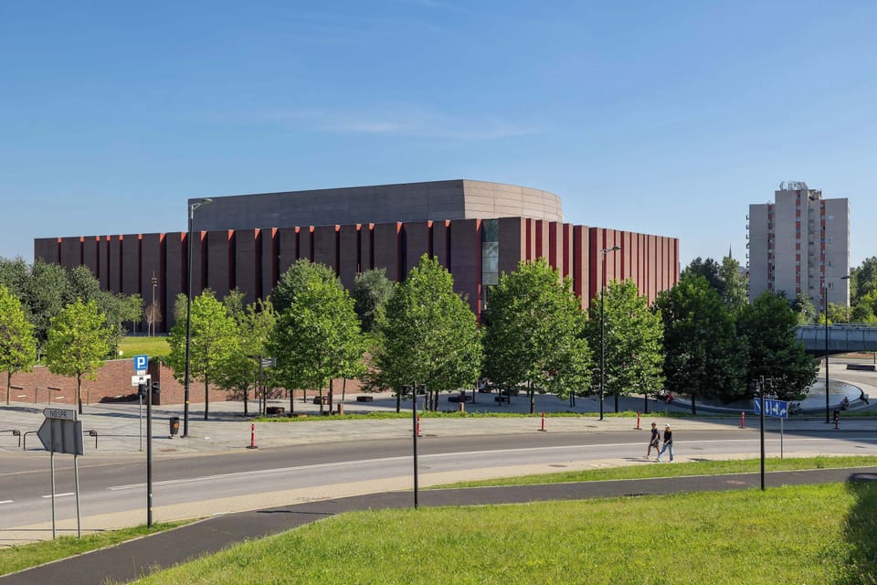 The building's central location ensures a convenient stay.  