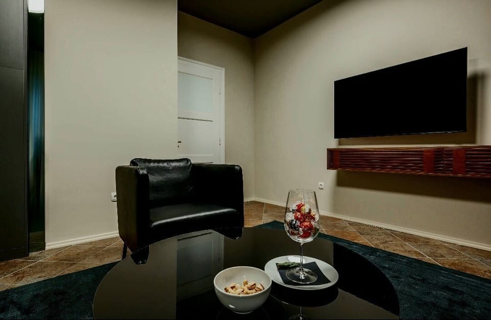 Modern, air-conditioned living area.