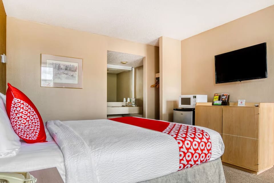 Recharge after adventures with snacks, TV, and restful comfort.