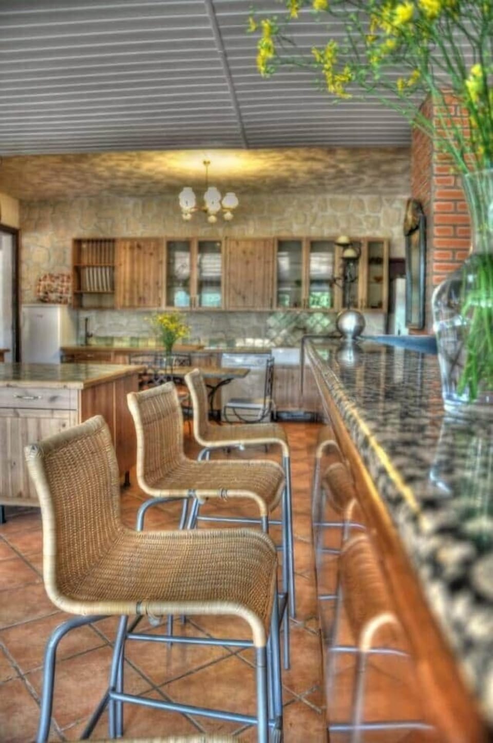 Le bar à L'Oustal des Montagnès - Gite de groupe à Mazamet