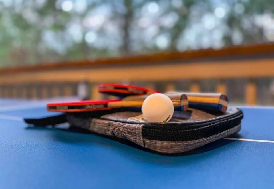 Challenge friends to exciting ping pong matches with quality paddles and balls ready for your competitive spirit.