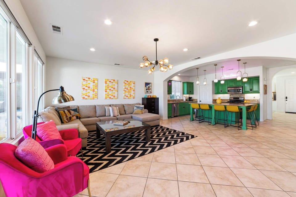 Spacious great room perfect for groups