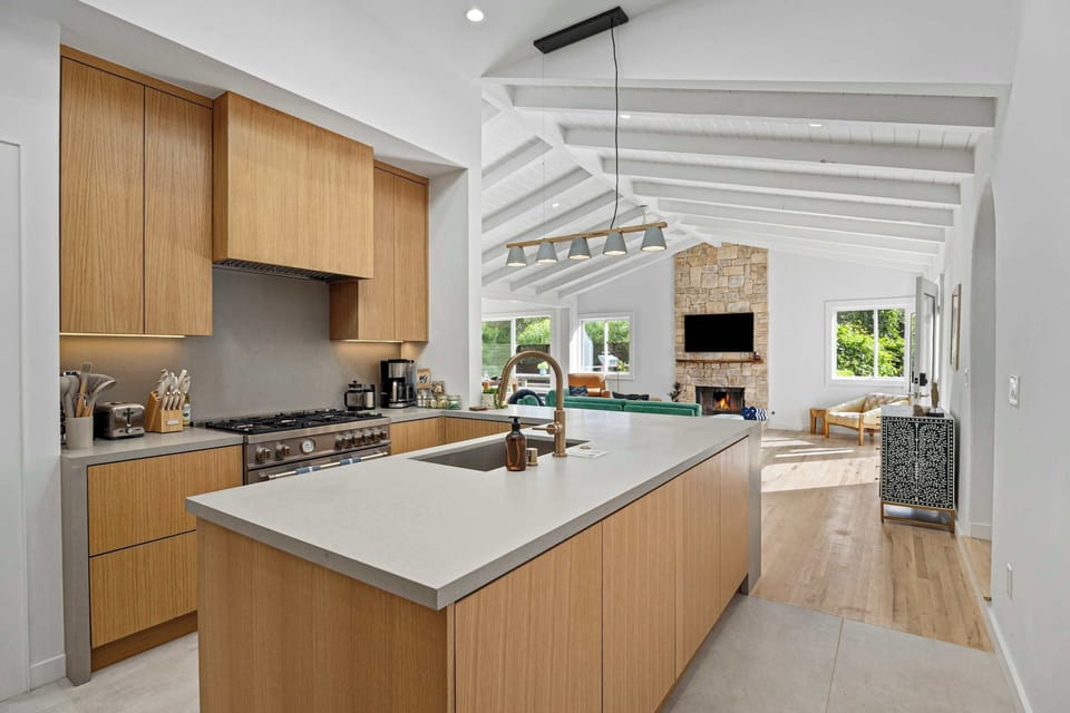 Kitchen | Island Open to Living Room