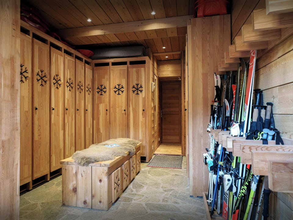 Ski storeroom