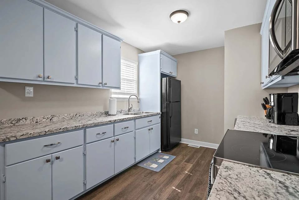 Spacious, modern, and stocked for everything from quick snacks to full meals.