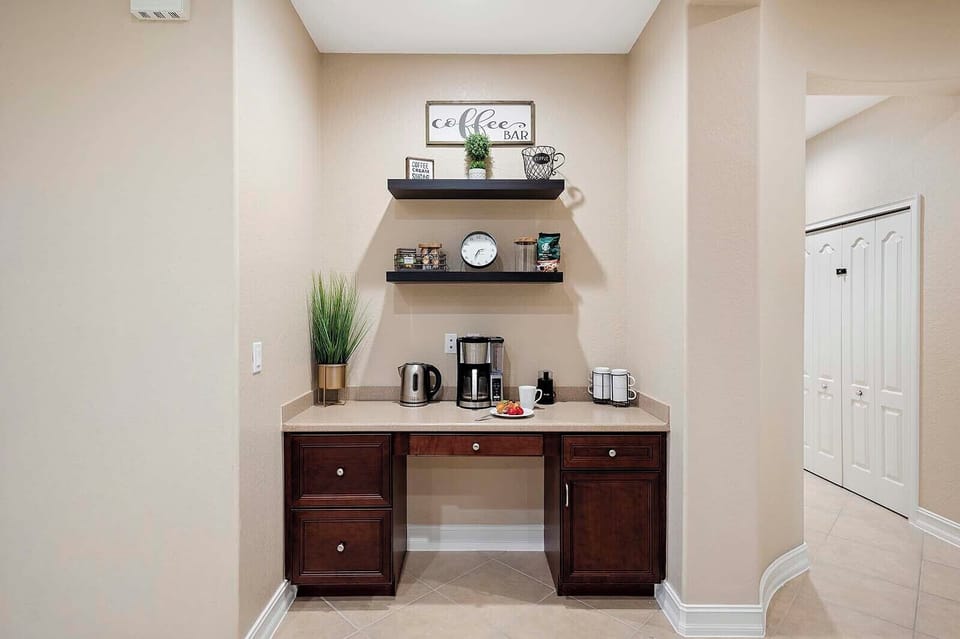 Designated Coffee Bar or Work Space