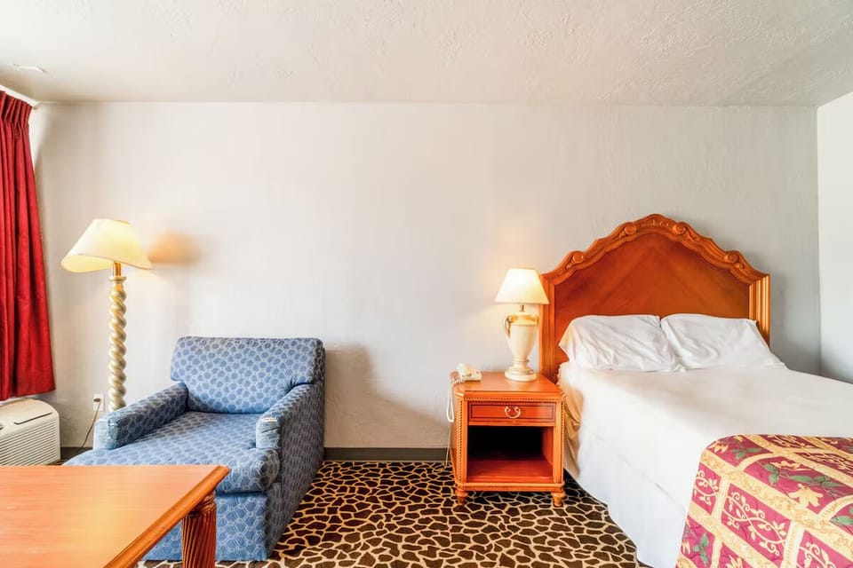 Unwind in a cozy room with comfy chair seating.