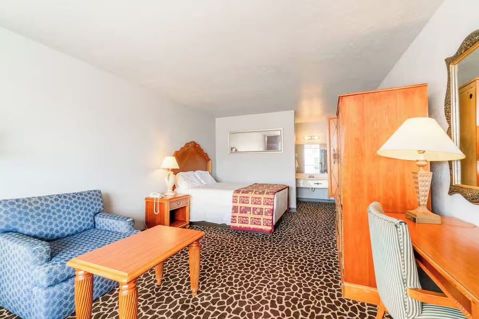 Bedroom. Interior and views may vary based on location and availability.