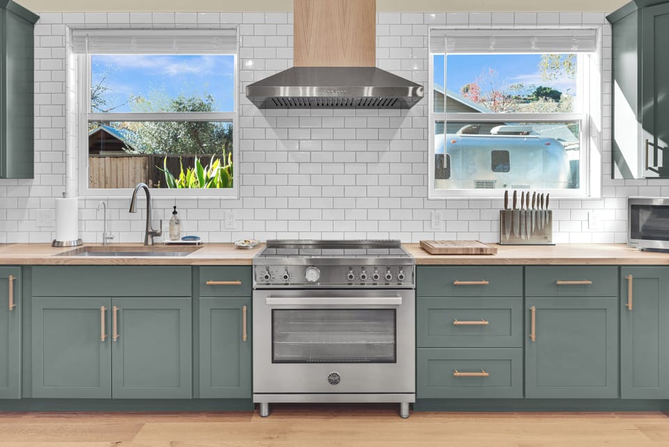 Gourmet Kitchen with Bertazzoni Professional Induction Range