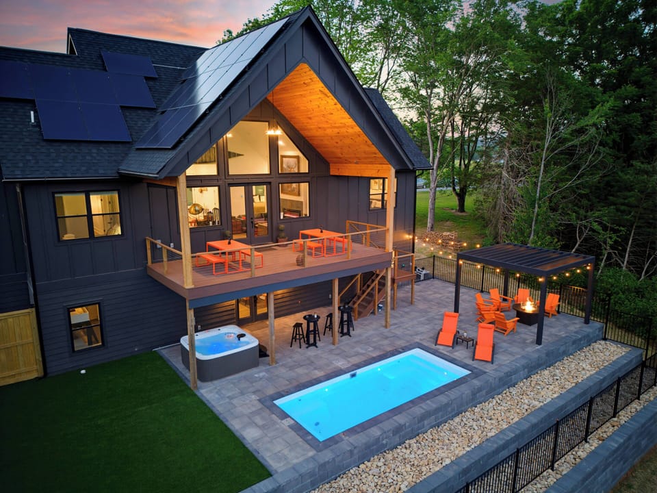Back deck and terrace