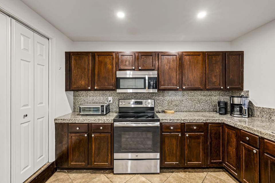 Cook a real meal in a kitchen that's actually stocked