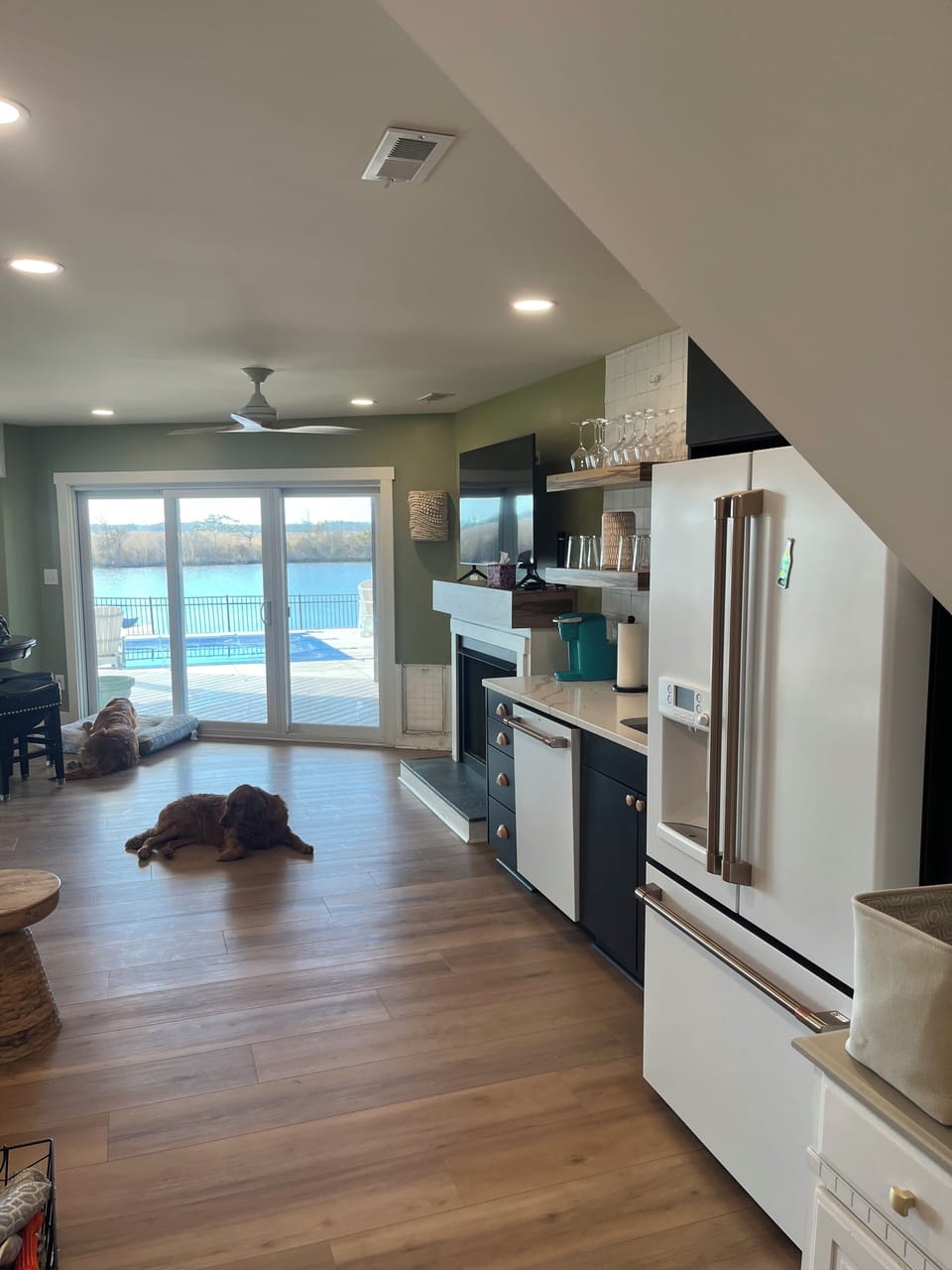 First floor view as you walk into the house