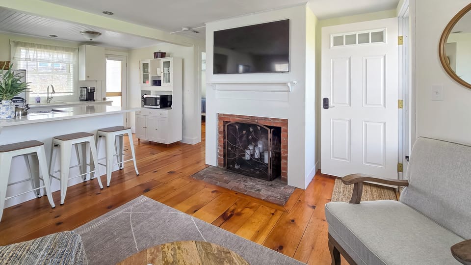 Main living area is open and bright