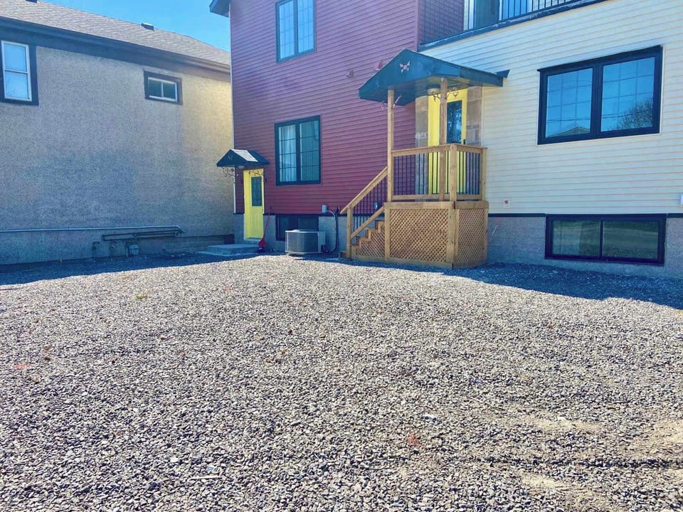 Lots of parking spaces
