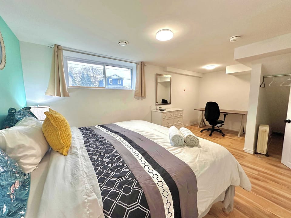 King bed in Master Bedroom