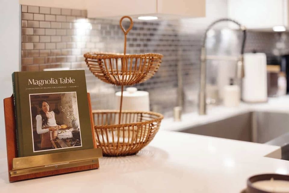 Try one of the recipes or eat out with countless restaurants just steps from your door