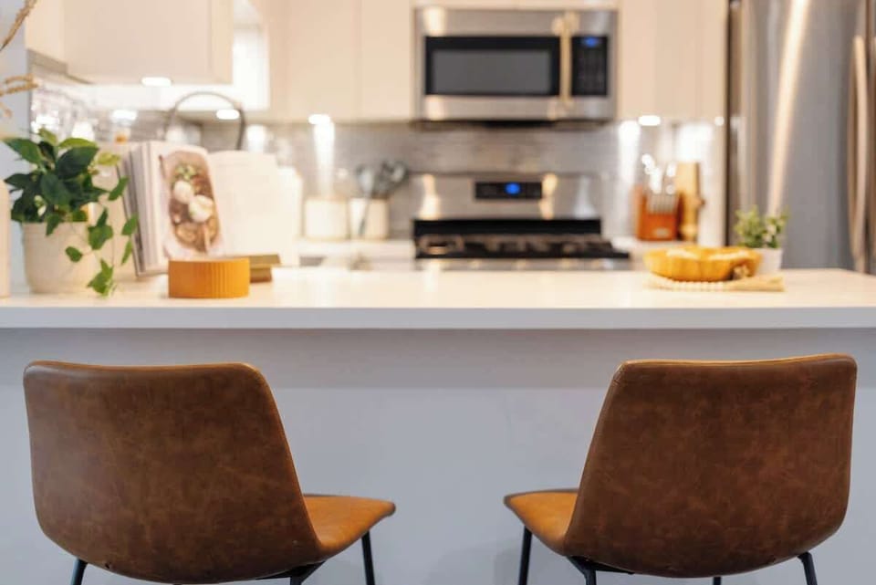 Try one of the recipes or eat out with countless restaurants just steps from your door