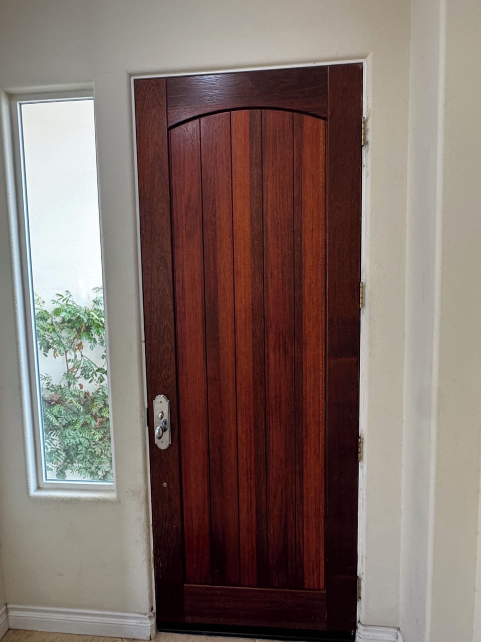 Real wood door