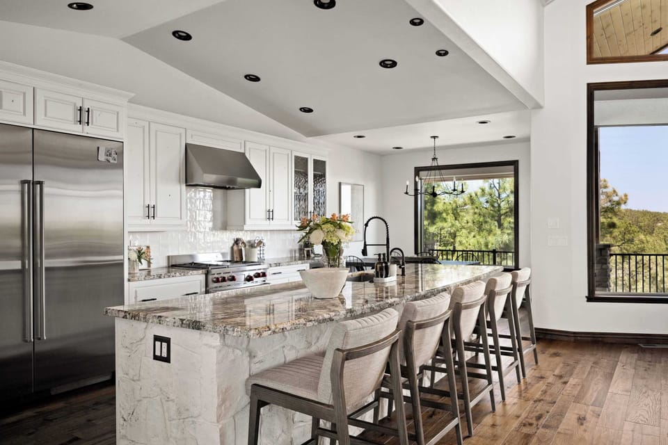 Cook with ease in a spacious kitchen designed to bring everyone together at mealtime.
