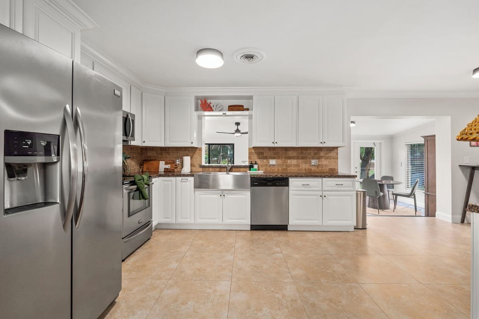 Open Kitchen leading to game room