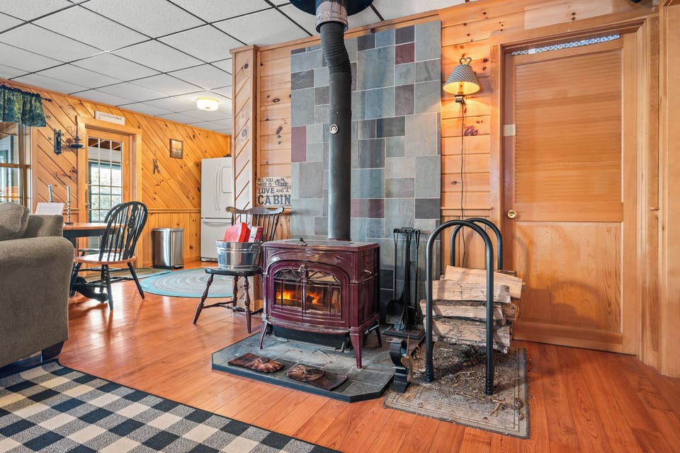 Cozy woodstove