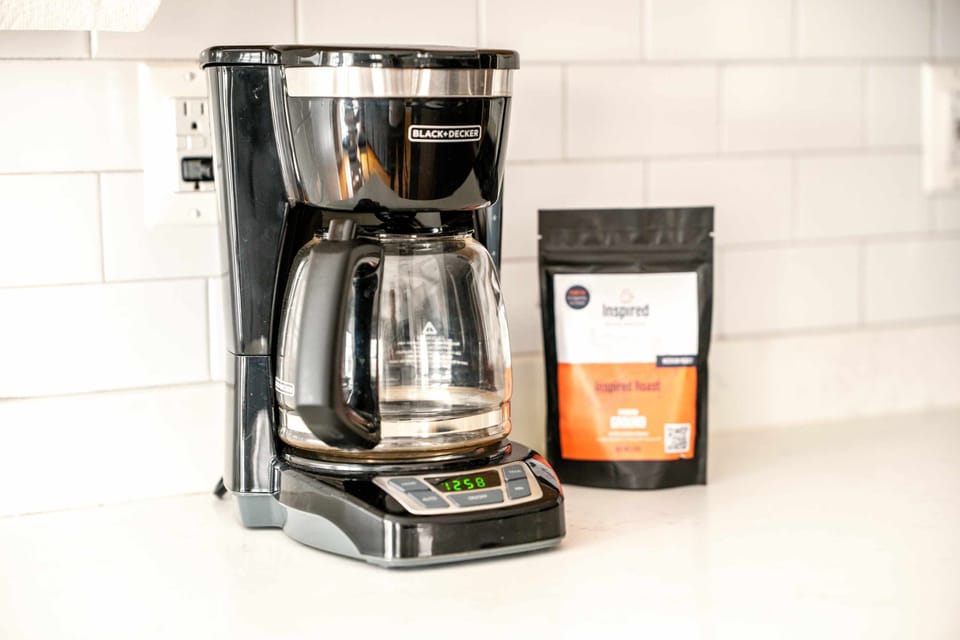Enjoy complimentary coffee during your stay