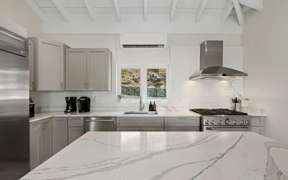 Well-equipped kitchen with modern appliances