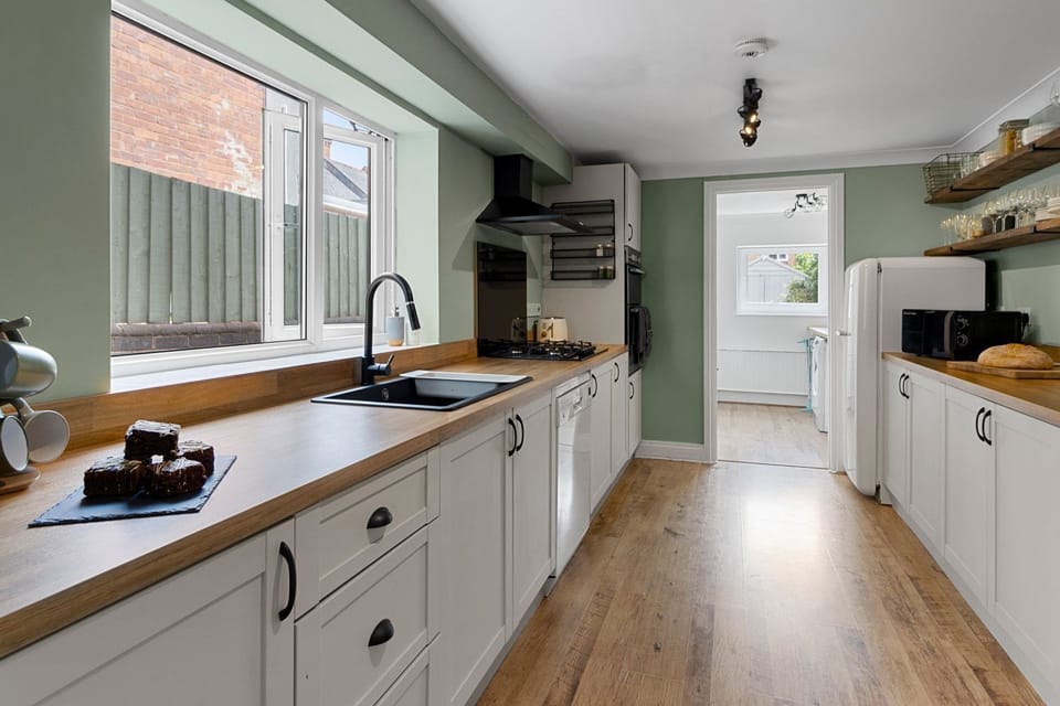 Cook up a storm in the fully equipped kitchen