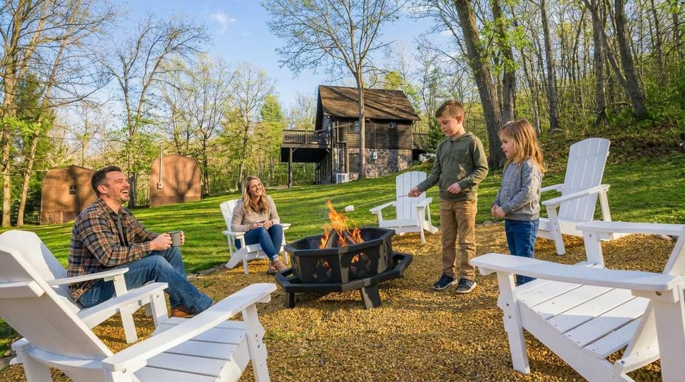 Evenings are better by the fire! Relax, chat, or toast s’mores—it’s the ultimate spot to unwind and connect.