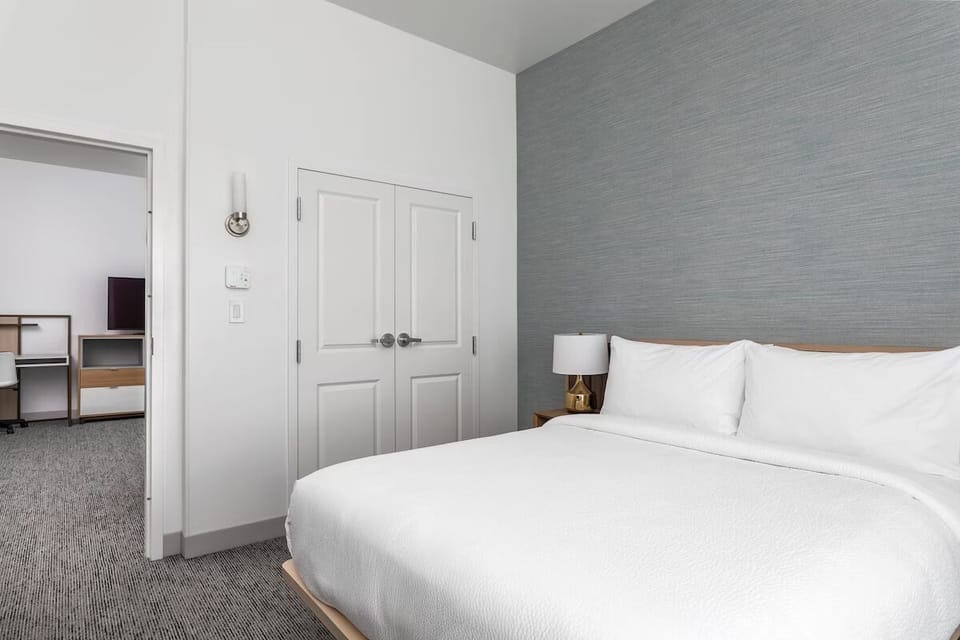 Bedroom. Interior and views may vary based on location and availability