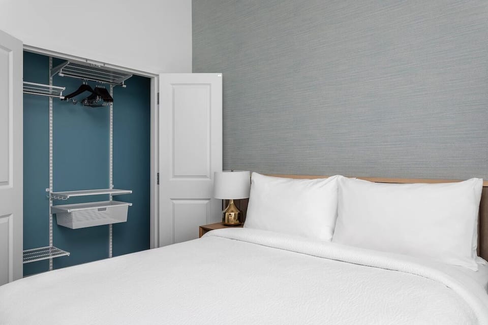 Bedroom. Interior and views may vary based on location and availability