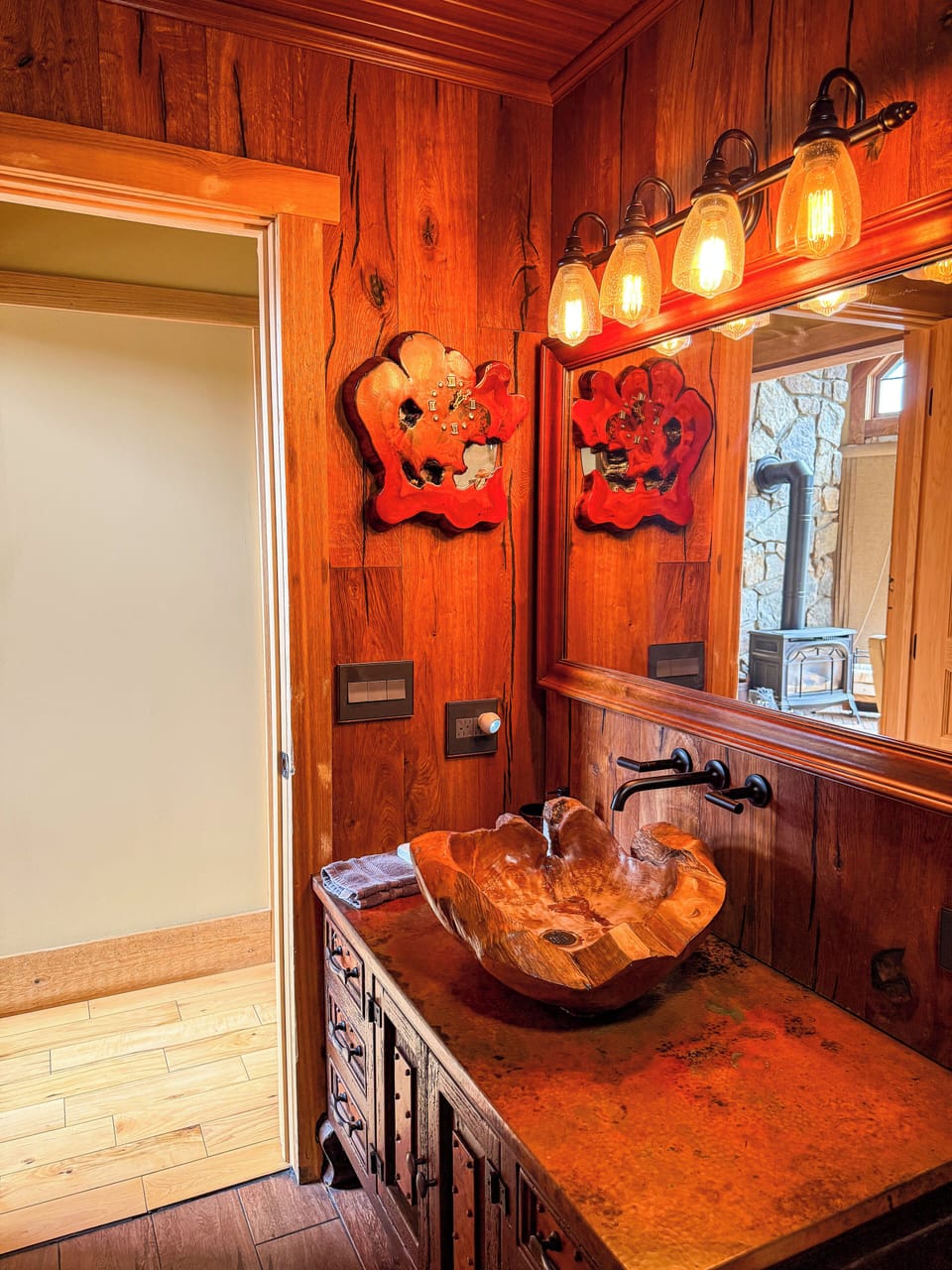 Full bathroom with shower