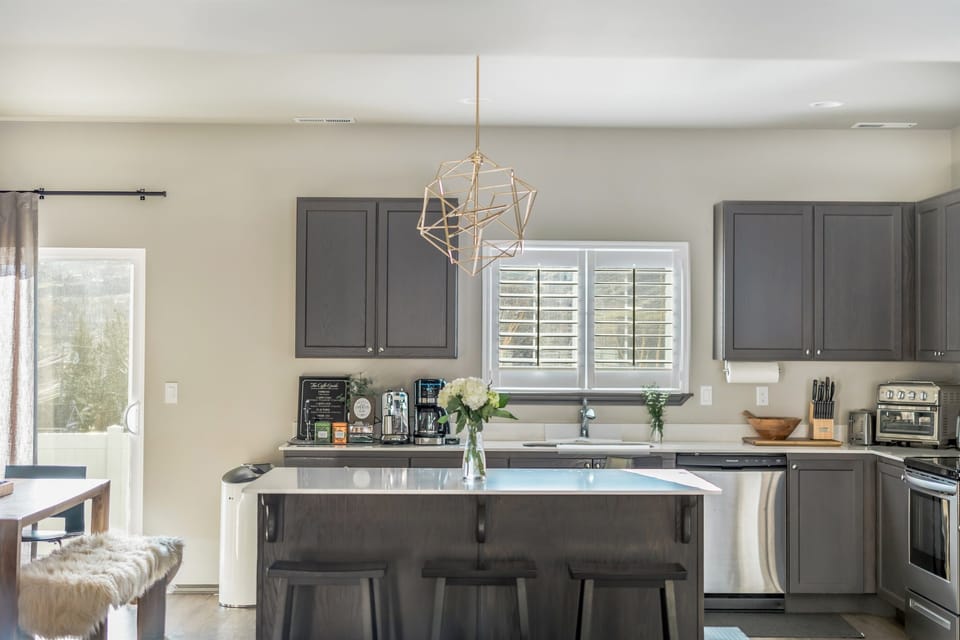 Open kitchen concept