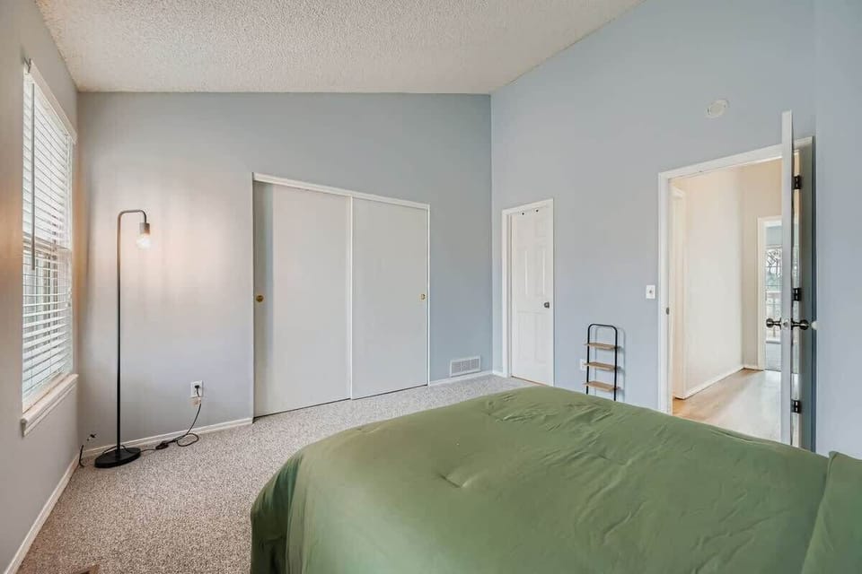 Second bedroom with a closet and access to the bathroom 