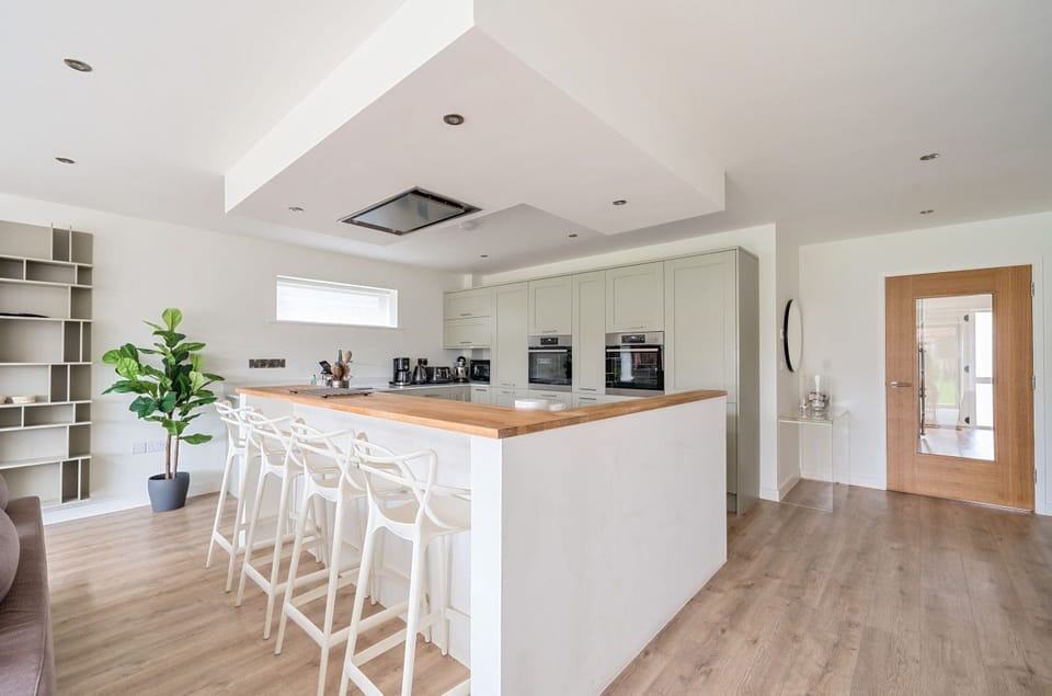 Open plan kitchen