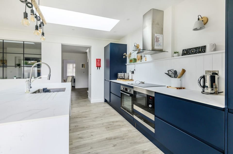 Modern open plan kitchen