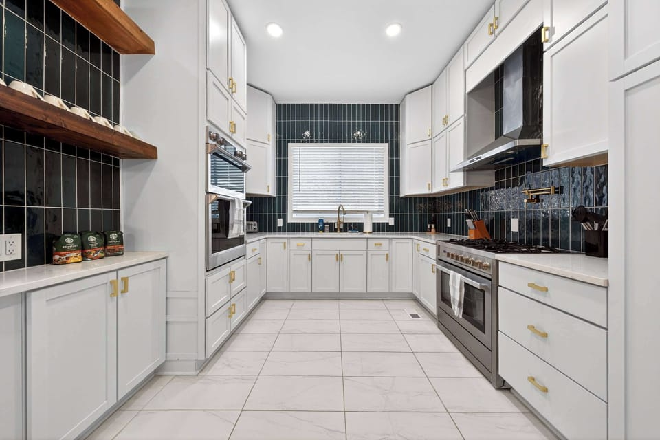 Sleek finishes and thoughtful layout make this kitchen both stylish and highly functional.