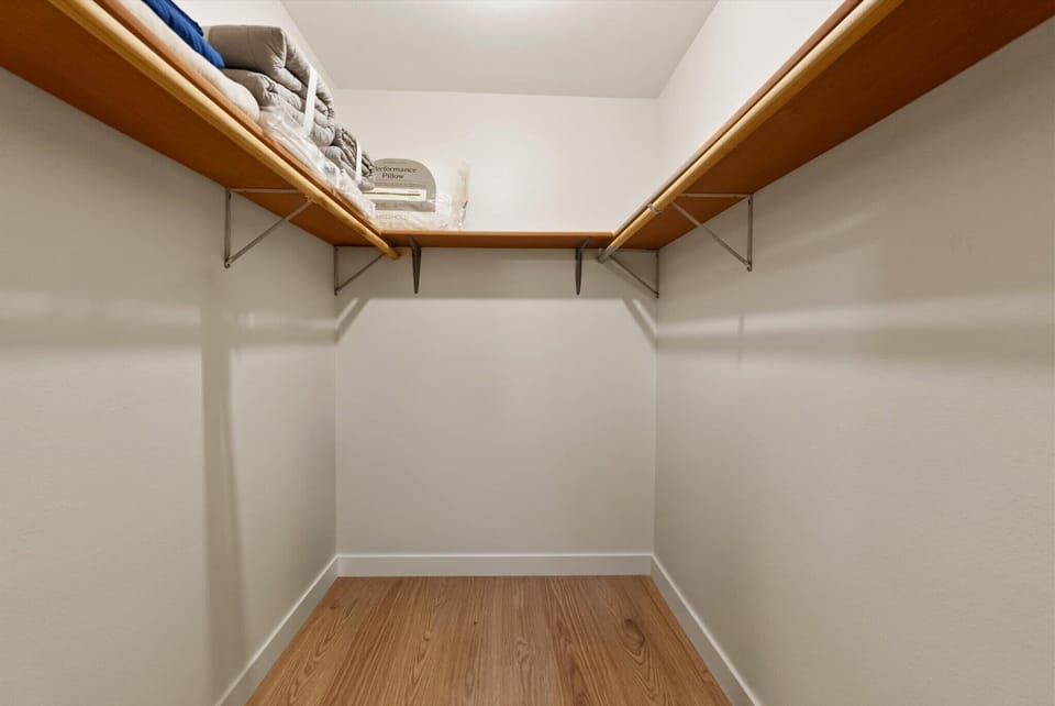 Large walk in closet