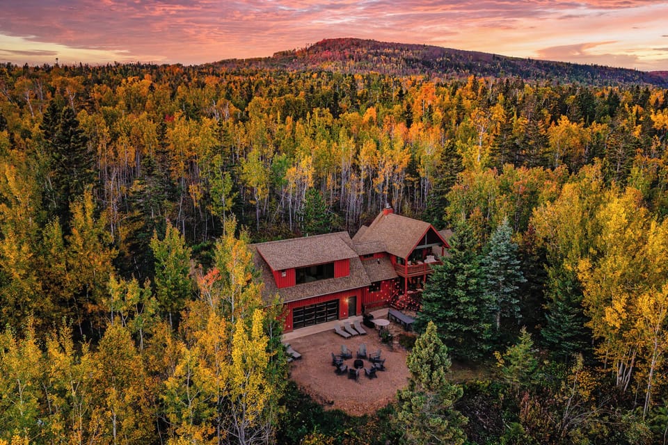 Leveaux Mountain behind property, Lake Superior Views to the front
