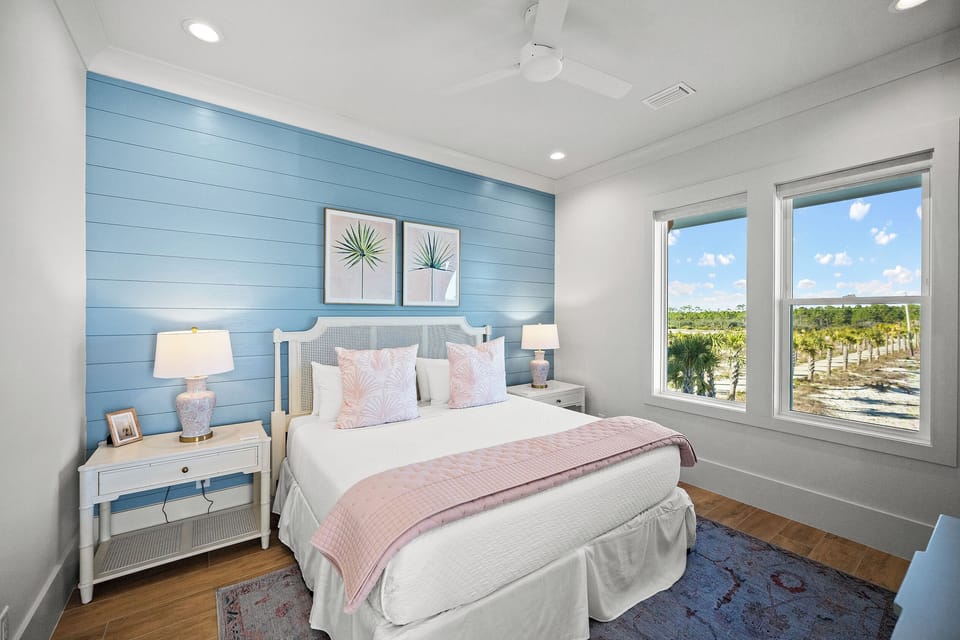 Bedroom 8 has a private bathroom, TV and King bed - sleeps 2