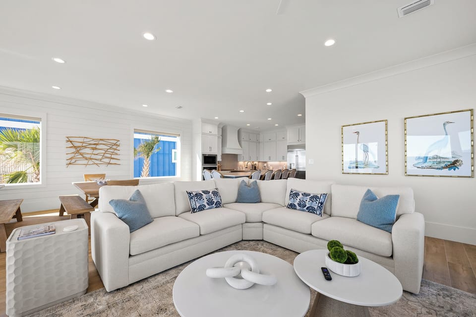 Summer of 24 offers 8 bedrooms and 7.5 bathrooms across three levels - accommodating up to 24 guests comfortably