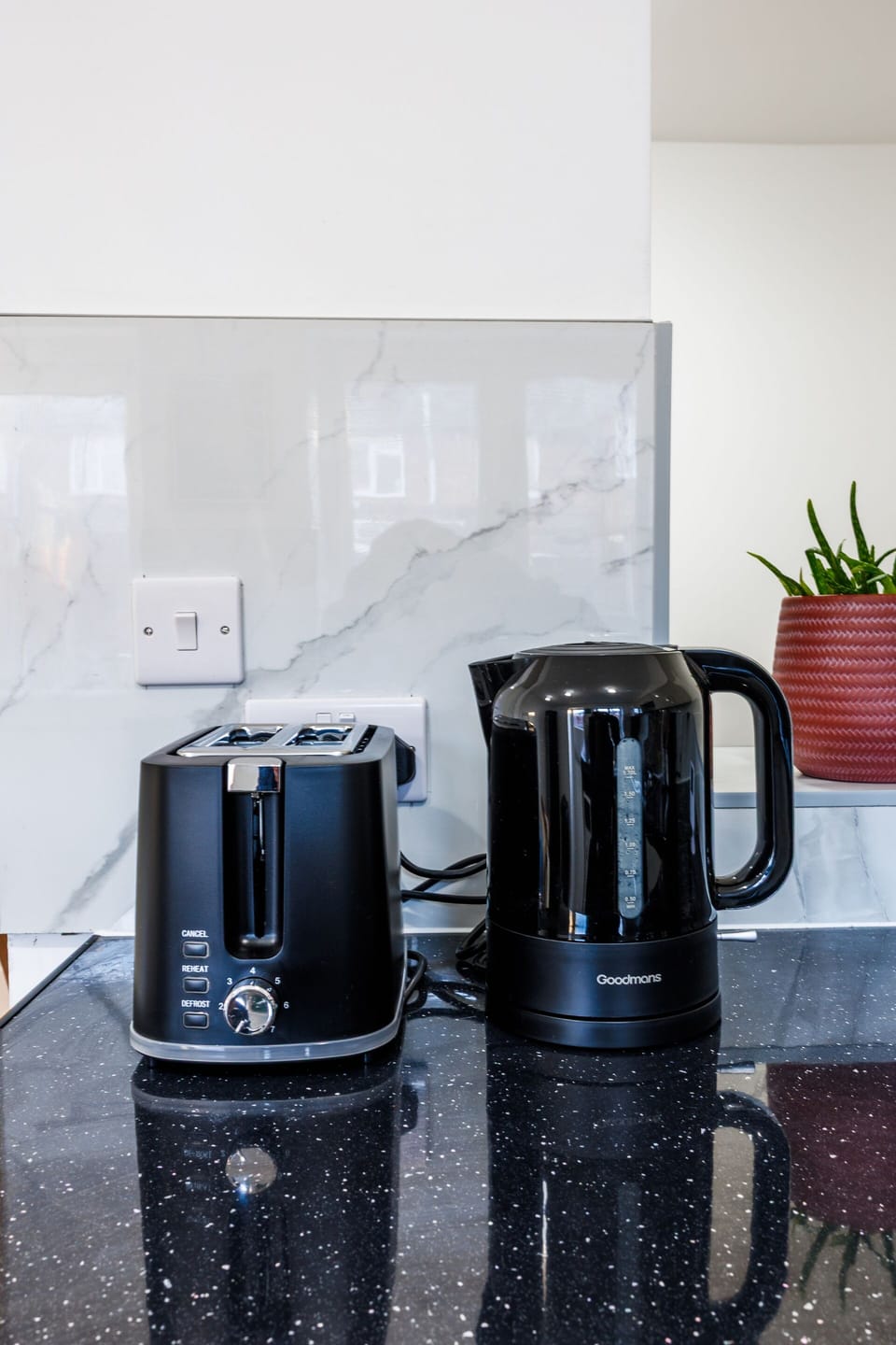 Kettle and toaster