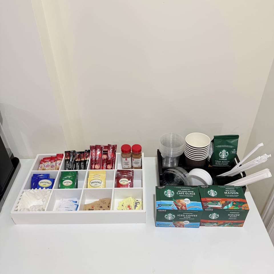 Coffee bar supplies
