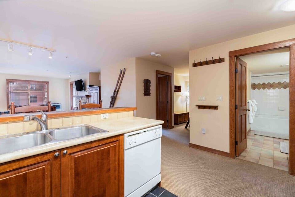 Cook up your favorite dishes in this stylish kitchen space.